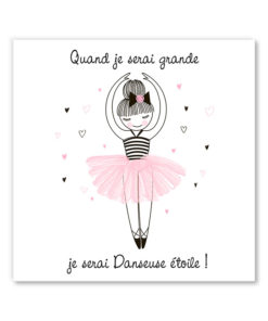 Tableau Je Serai Une Danseuse Etoile Tableau Deco