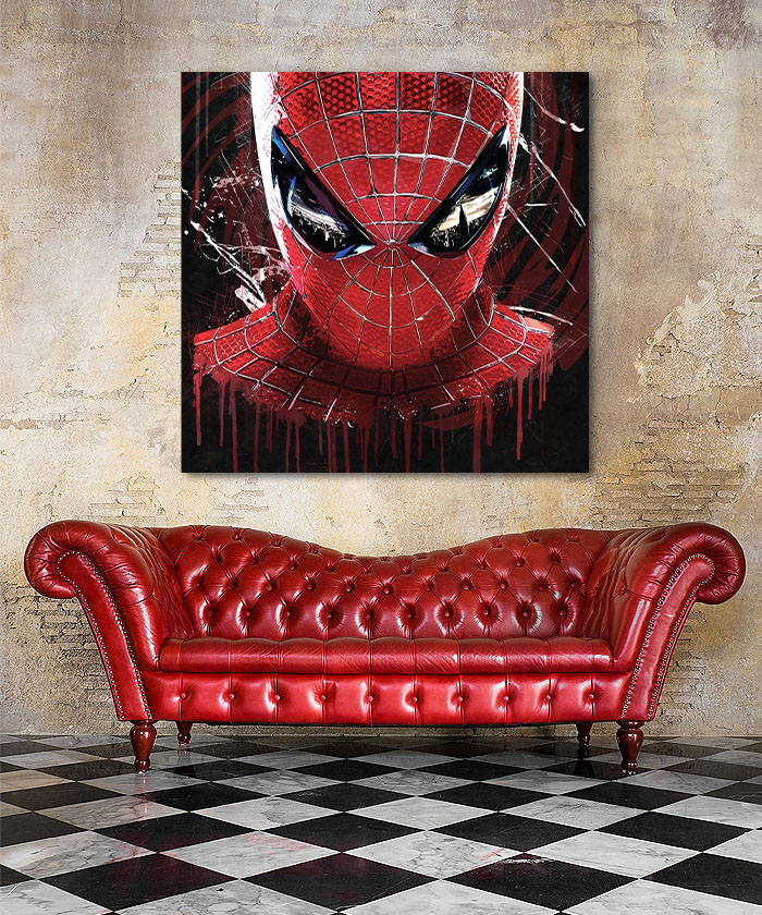 Spider-Man - Retro Tableau sur toile