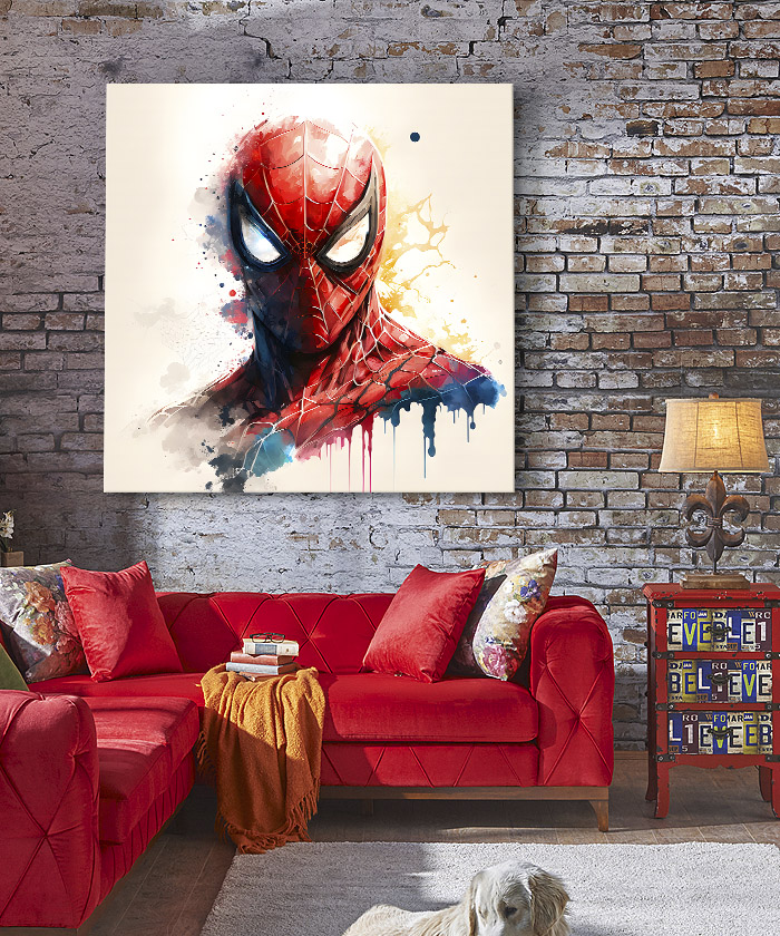 Tableau décoratif 120 x 85 cm Tableau Film SpiderMan Poster Film